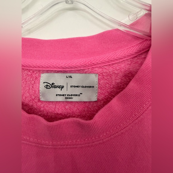 Stoney Clover Lane x Disney Mickey & Minnie Oversized Pink Sweatsuit Set L/XL - Picture 6 of 13